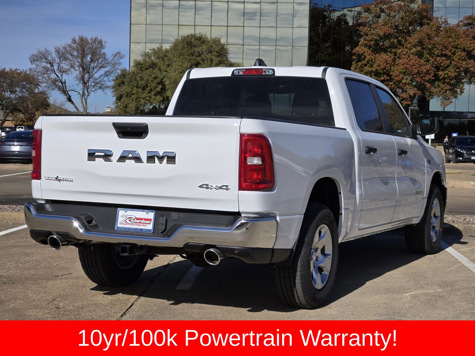 New 2026 Bright White Ram LONE STAR CREW CAB 4X4 5