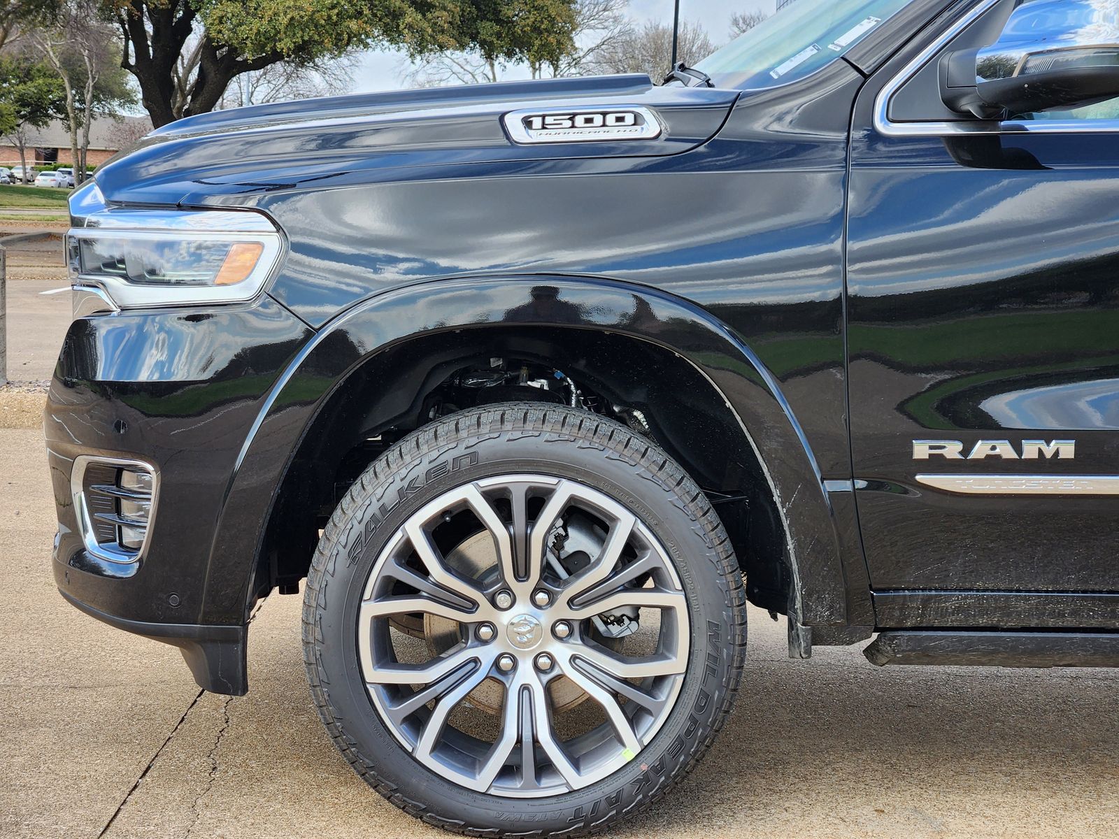 New 2026 Diamond Black Crystal Pearlcoat Ram TUNGSTEN CREW CAB 4X4 image 8