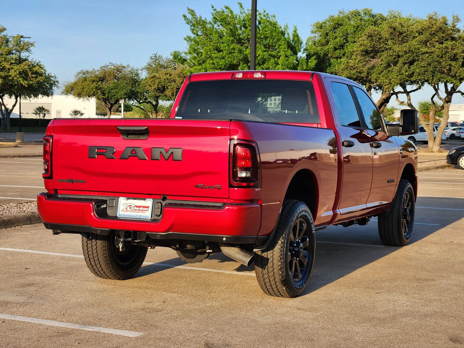 New 2026 Molten Red Pearlcoat Ram LONE STAR CREW CAB 4X4 6