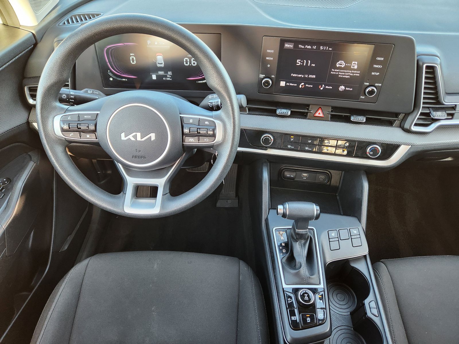 Used 2024 Snow White Pearl Kia LX image 34