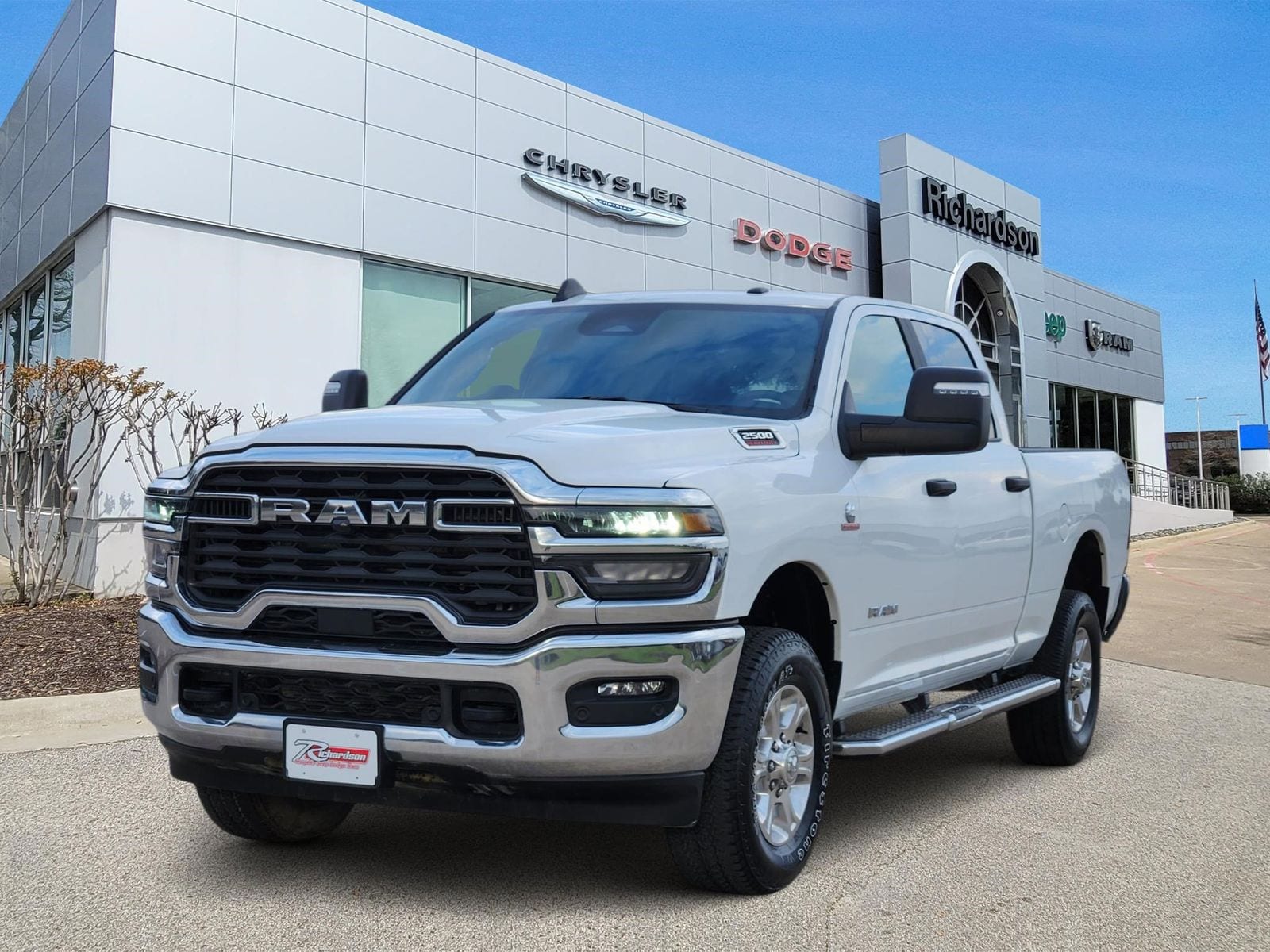 Used 2025 Bright White Ram Big Horn image 2
