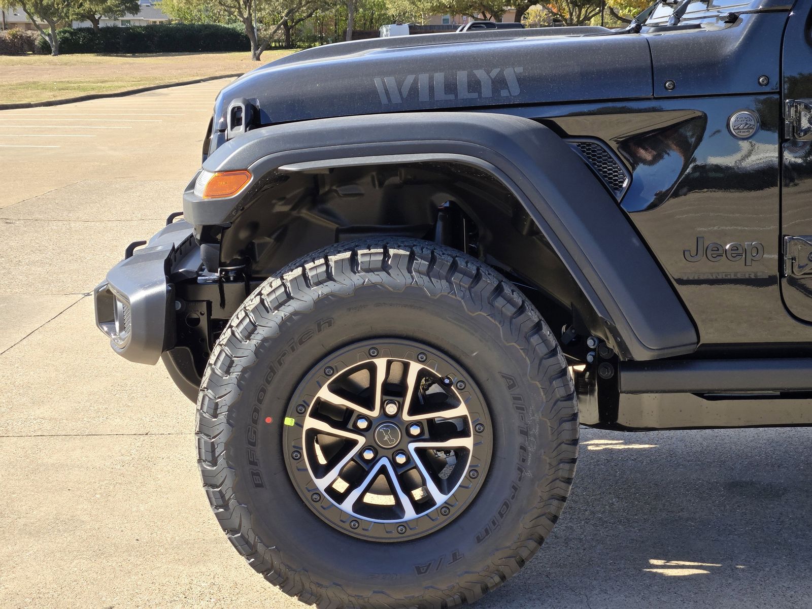 New 2026 Black Jeep 4-DOOR WILLYS image 9