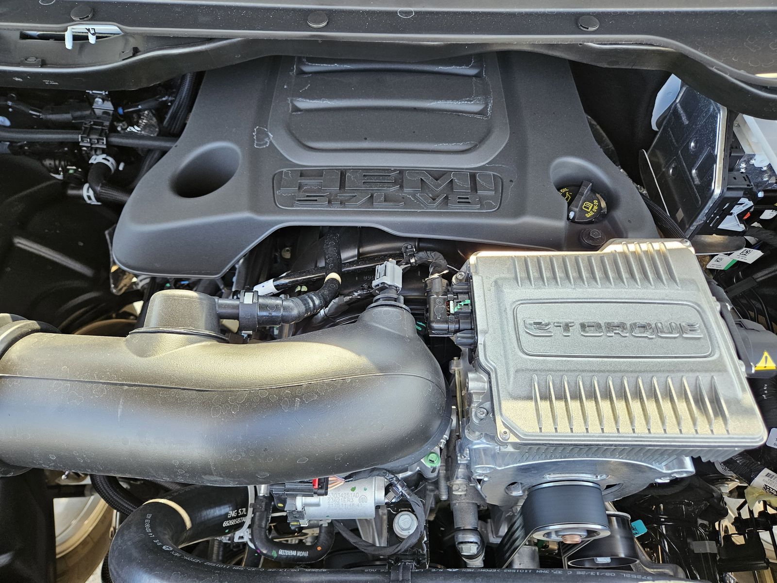 New 2026 Bright White Ram LONE STAR CREW CAB 4X4 5