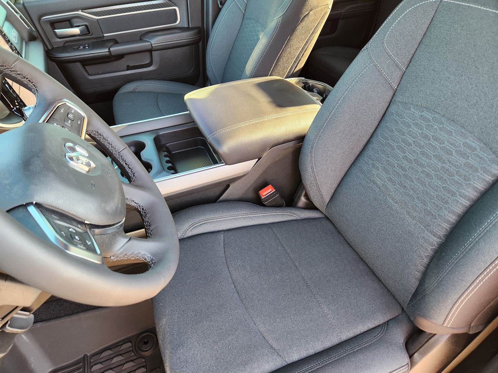 New 2026 Diamond Black Crystal Pearlcoat Ram LONE STAR CREW CAB 4X4 8