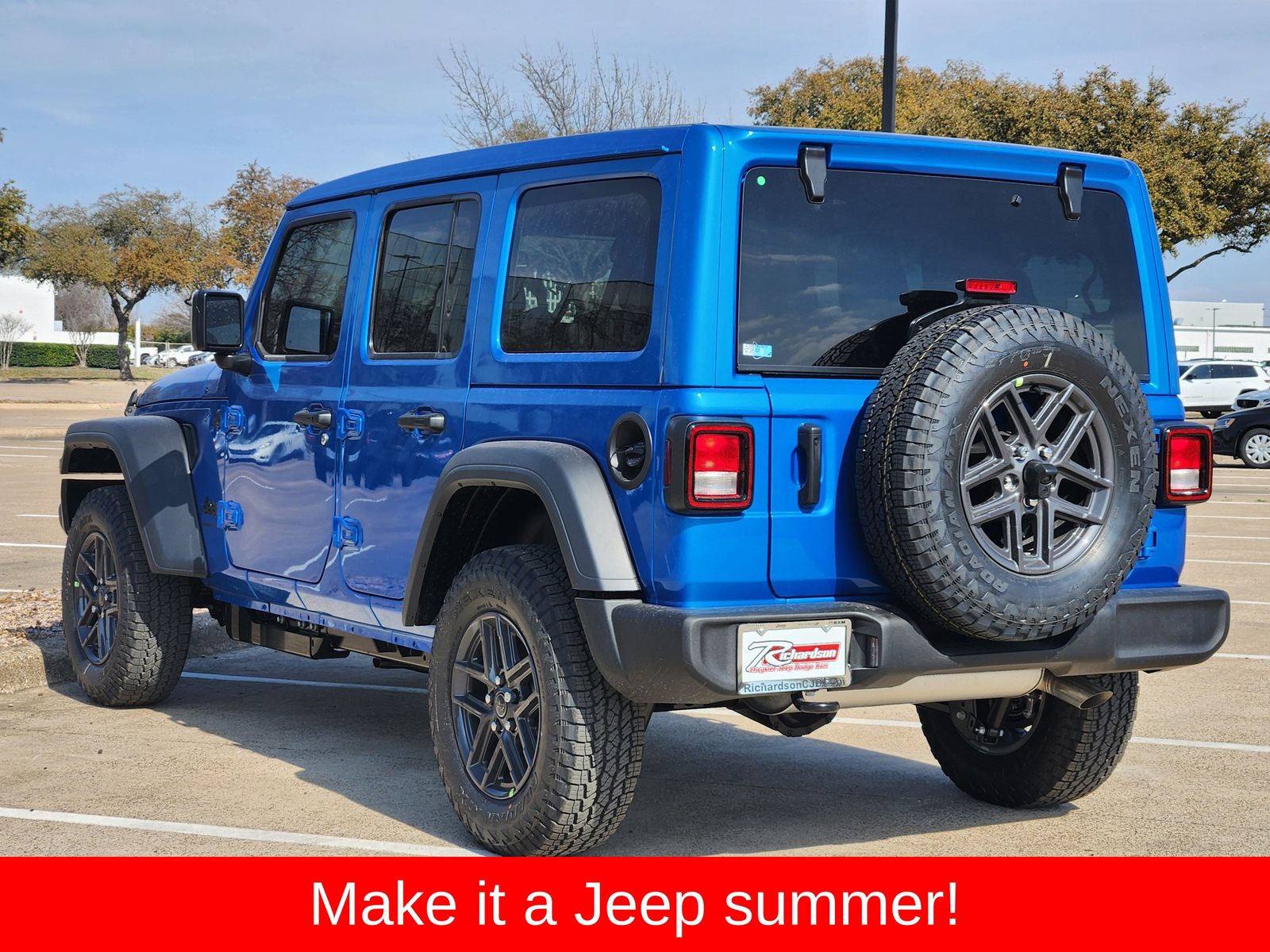 New 2026 Hydro Blue Pearlcoat Jeep 4-DOOR SPORT S image 4