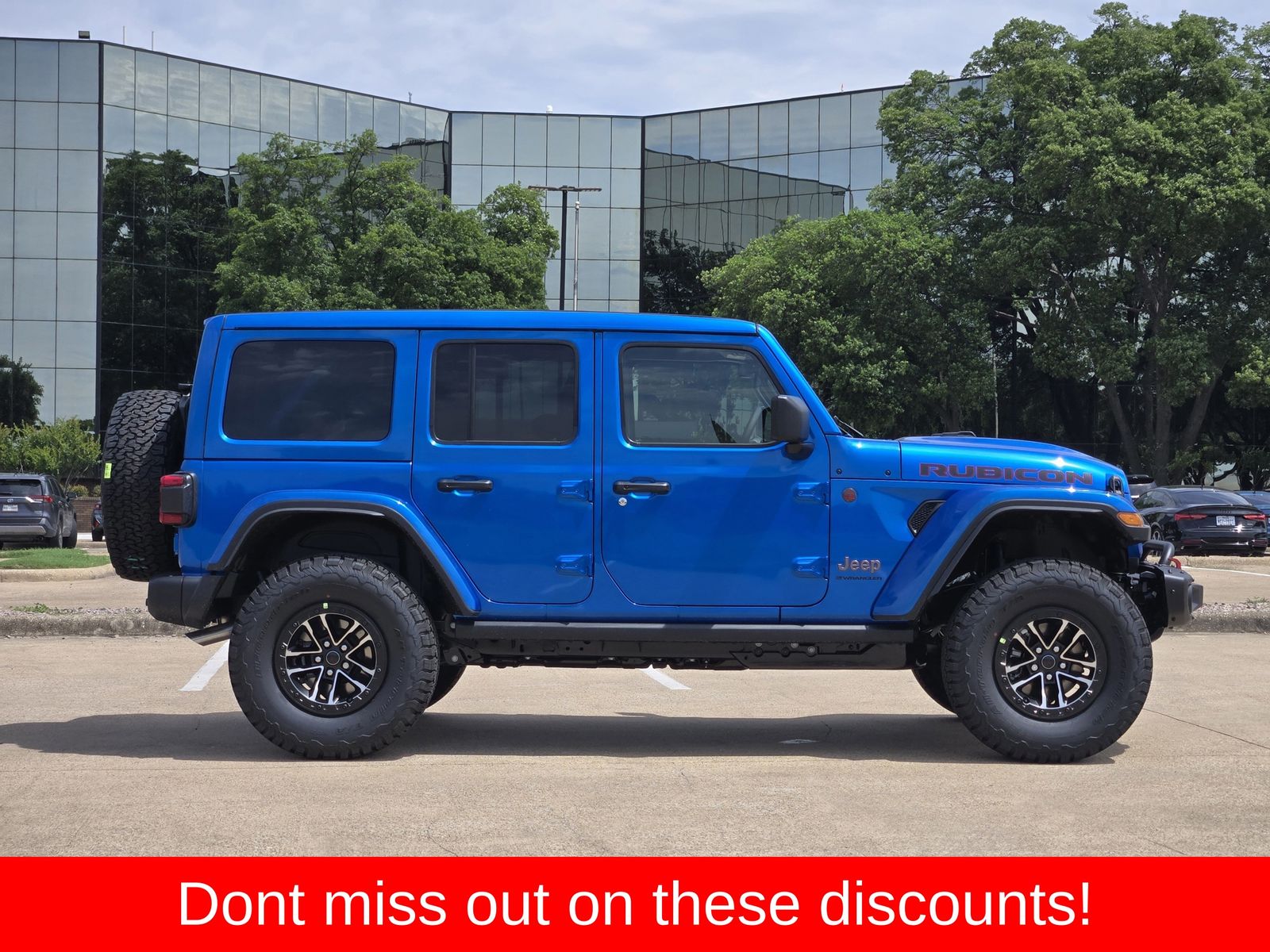 New 2026 Hydro Blue Pearlcoat Jeep 4-DOOR RUBICON X image 7