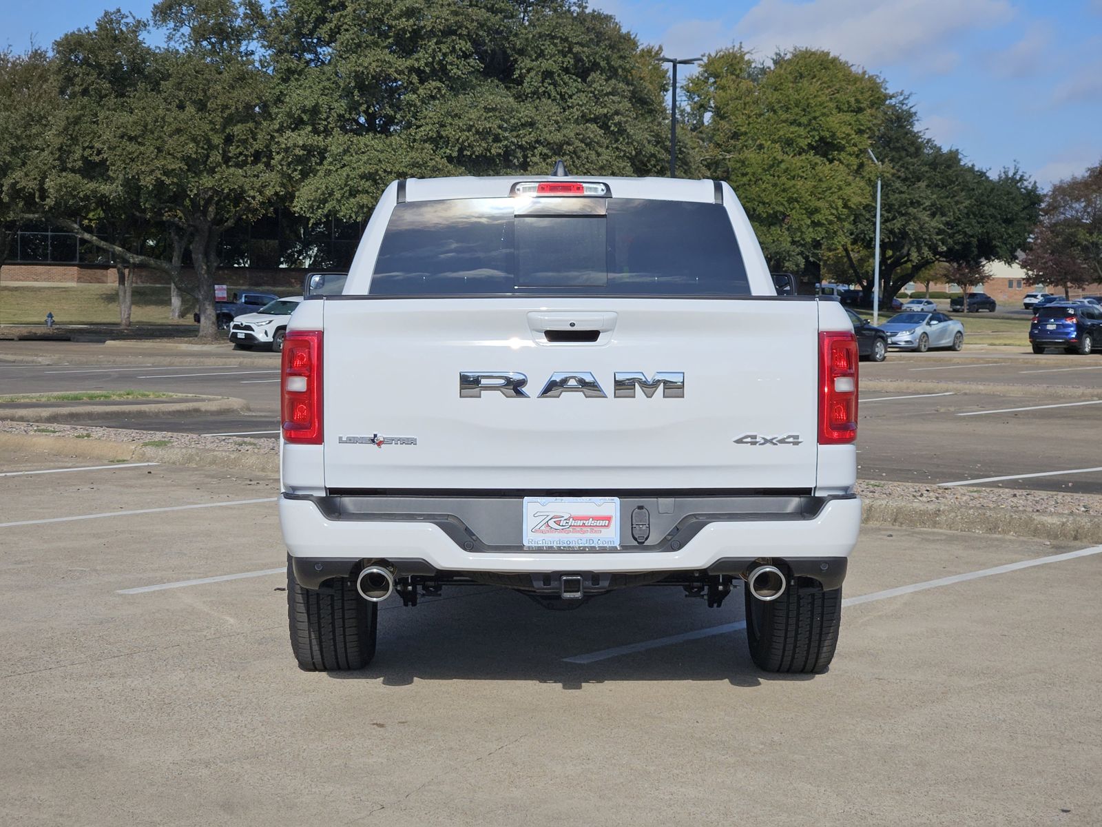 New 2026 Bright White Ram LONE STAR CREW CAB 4X4 5
