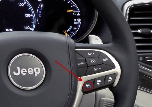 adaptive cruise control button