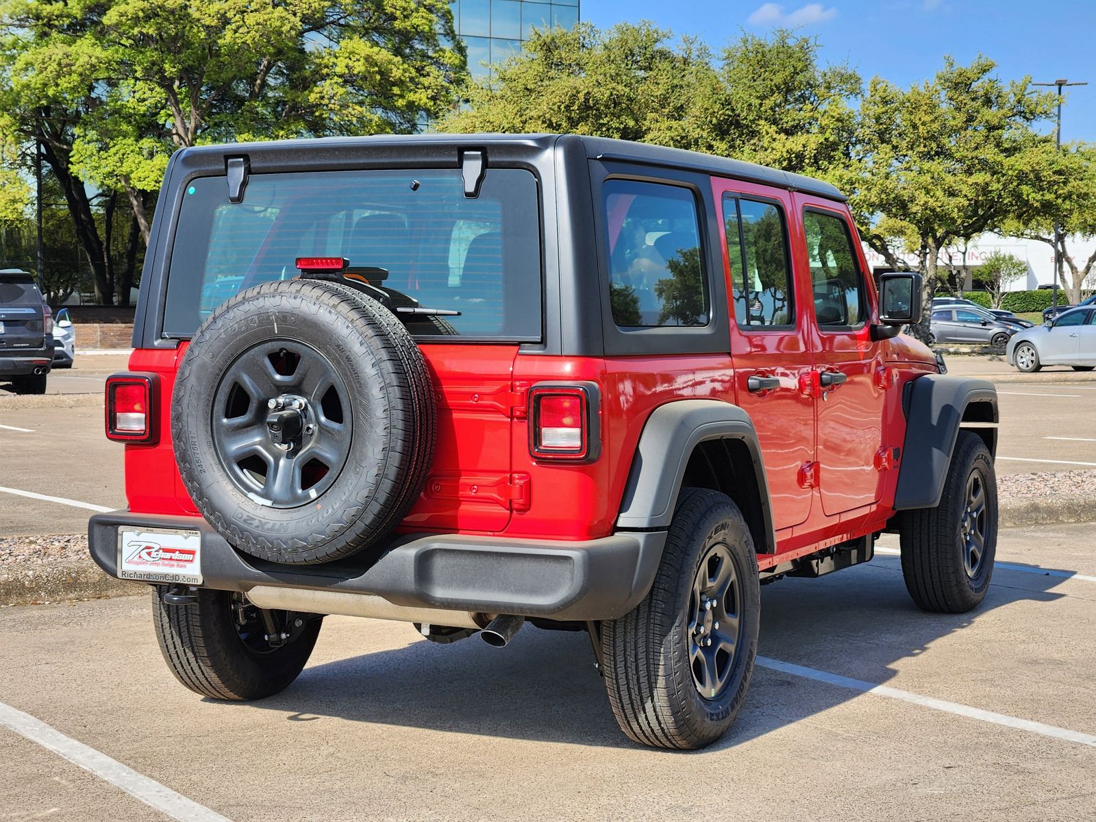 New 2026 Firecracker Red Jeep 4-DOOR SPORT image 6