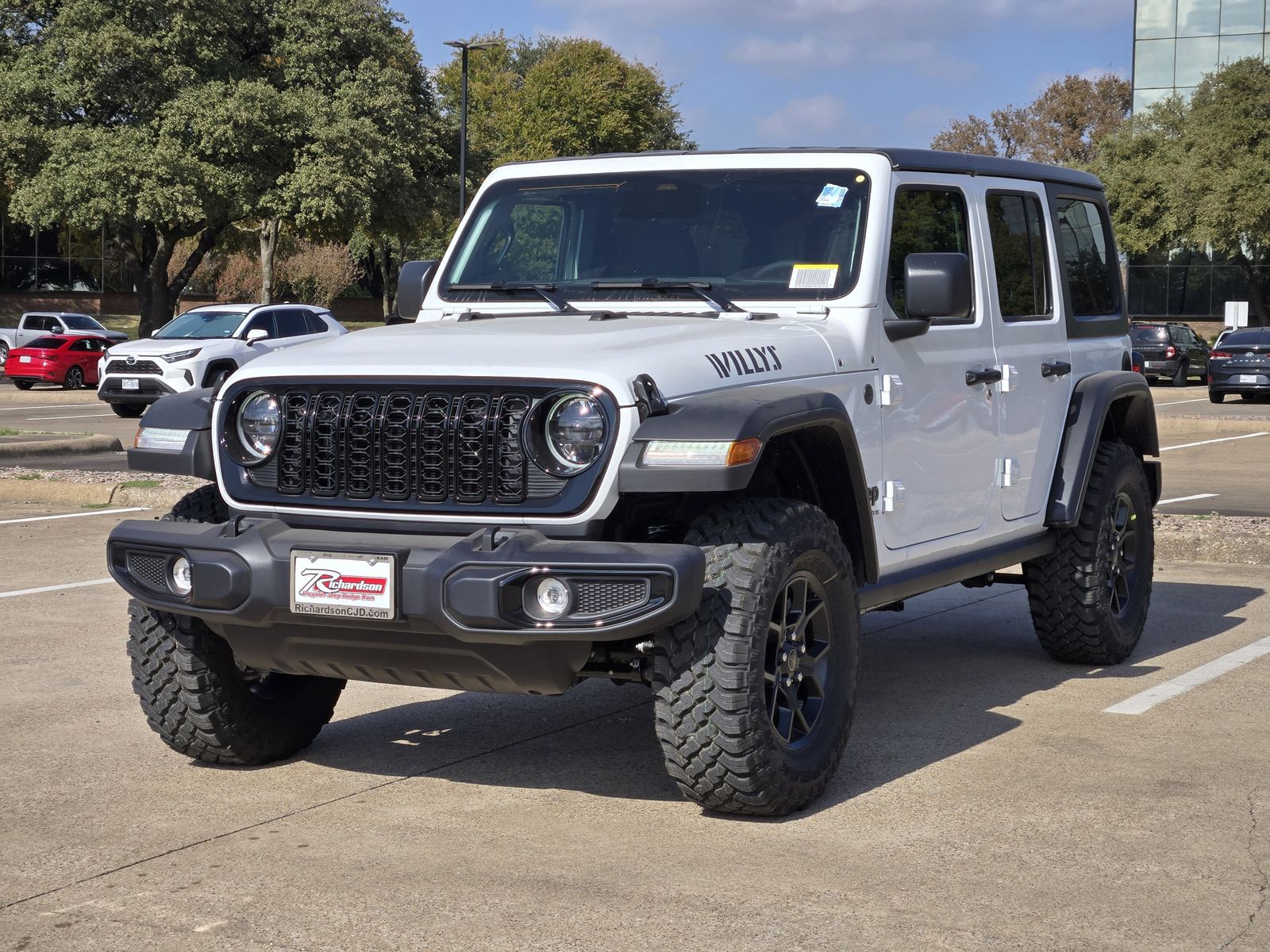 New 2026 Bright White Jeep 4-DOOR WILLYS image 2
