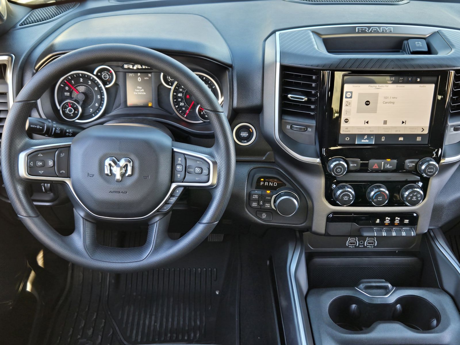 New 2026 Bright White Ram LONE STAR CREW CAB 4X4 5