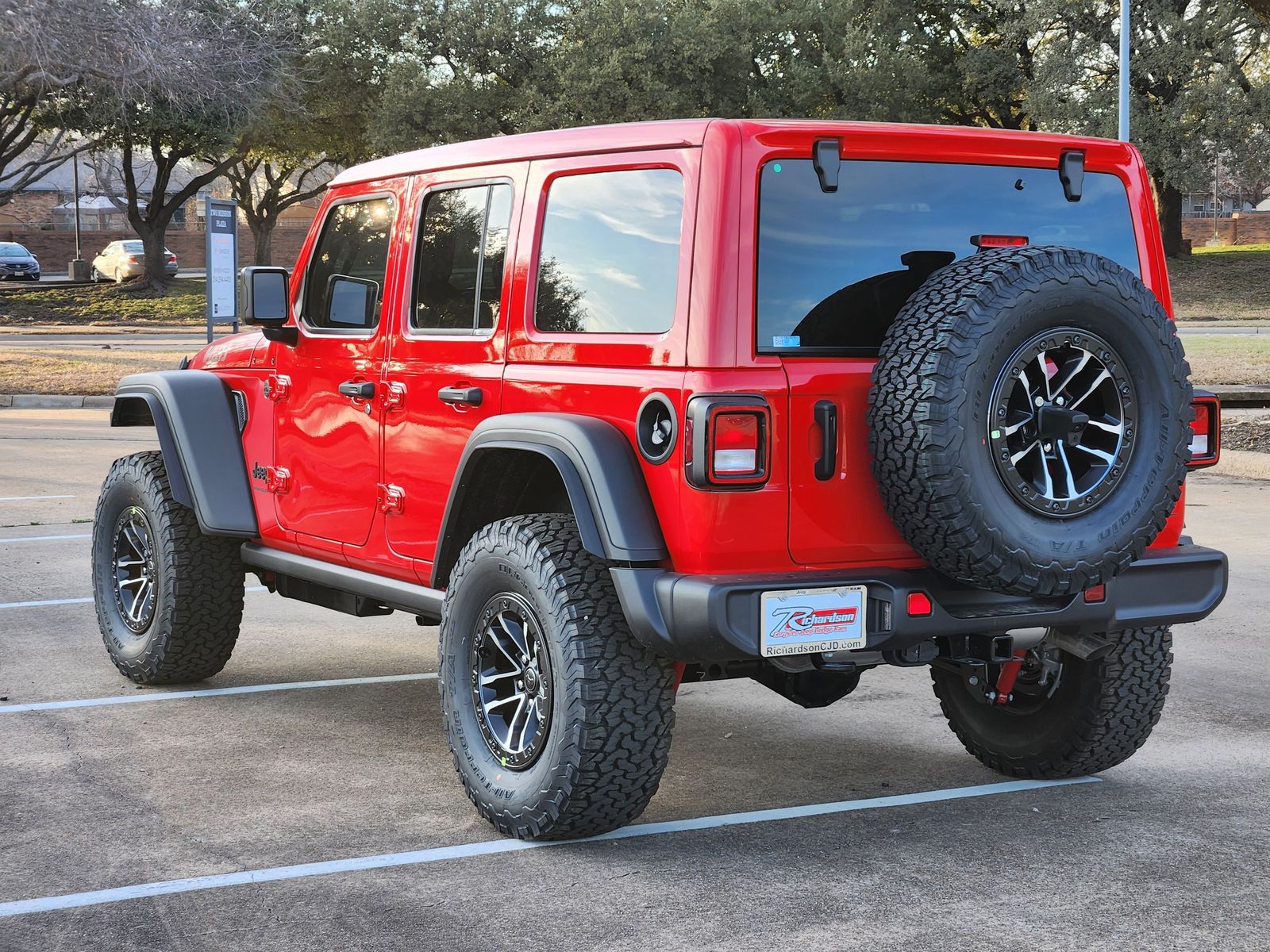 New 2026 Firecracker Red Jeep 4-DOOR WILLYS image 4