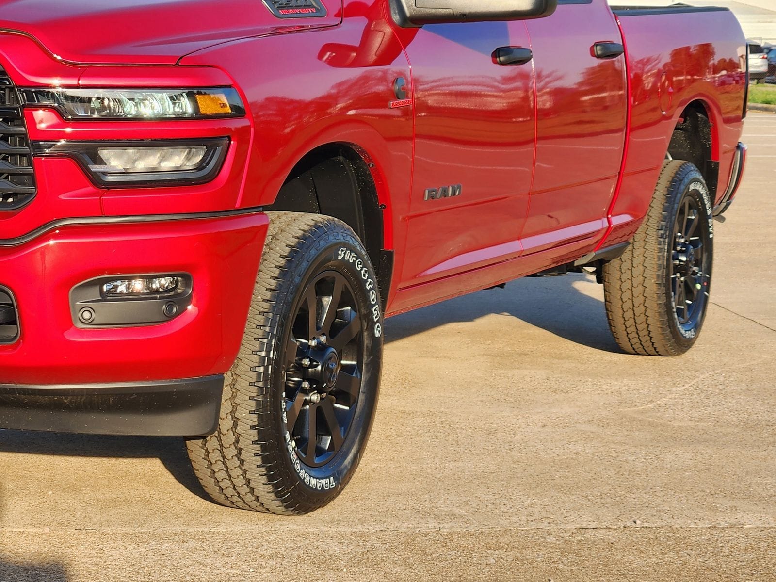 New 2026 Molten Red Pearlcoat Ram LONE STAR CREW CAB 4X4 6