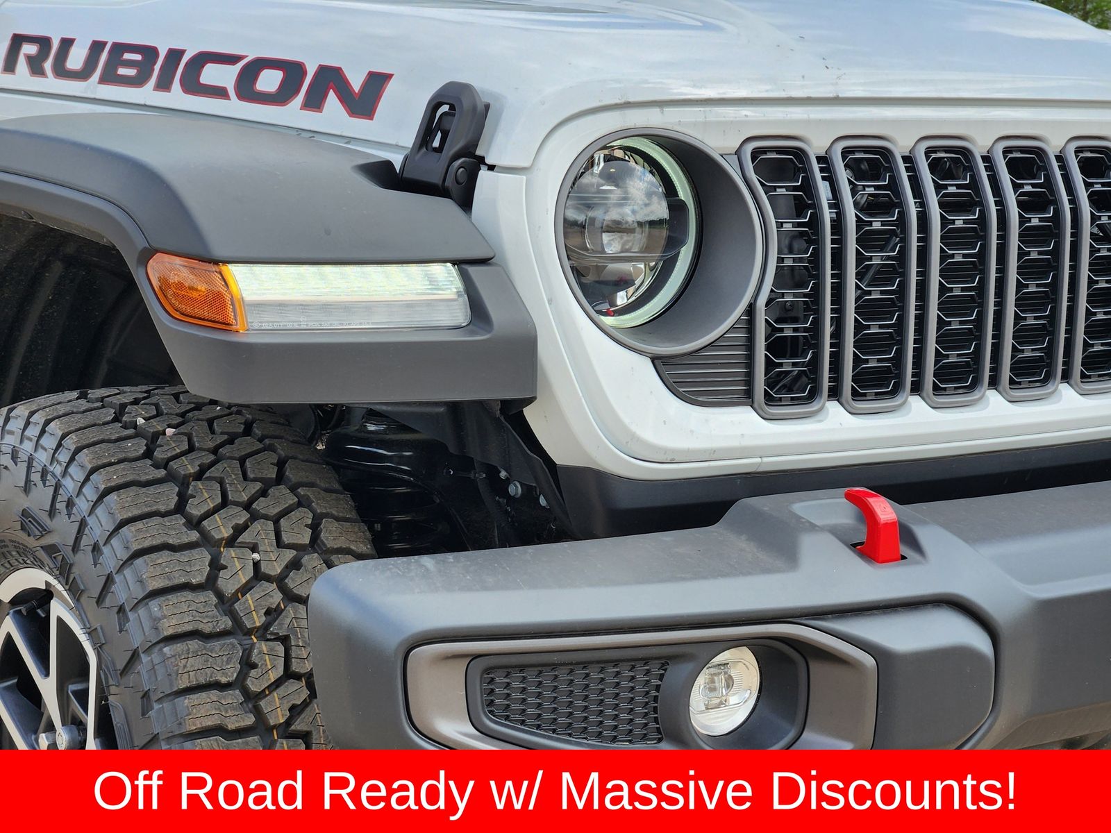 New 2026 Bright White Jeep RUBICON 4X4 image 9