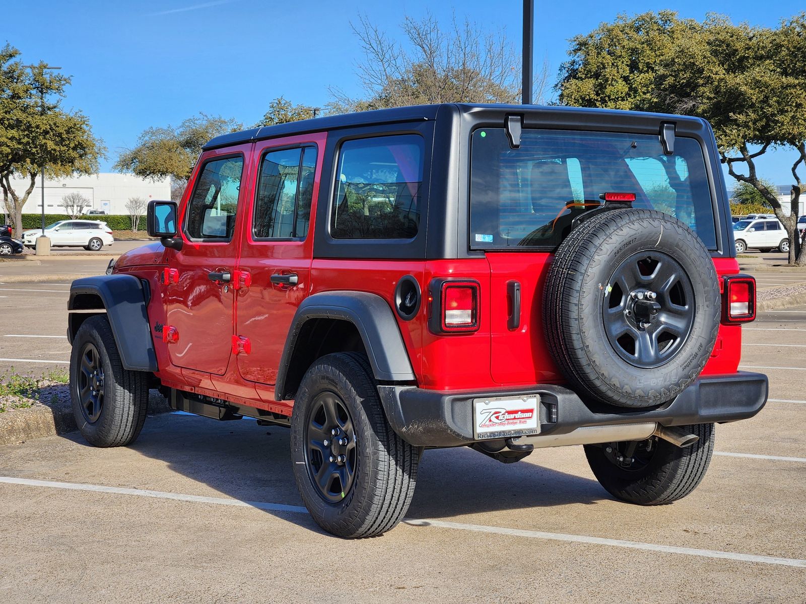 New 2026 Firecracker Red Jeep 4-DOOR SPORT image 4