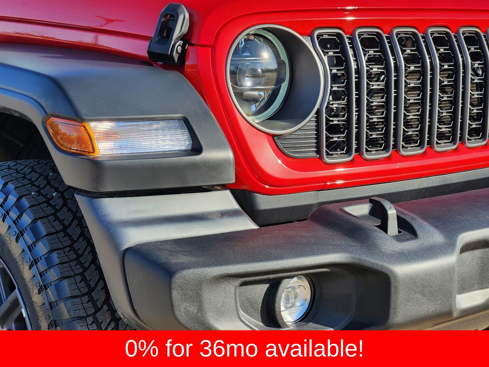New 2026 Firecracker Red Jeep 4-DOOR SPORT S image 9