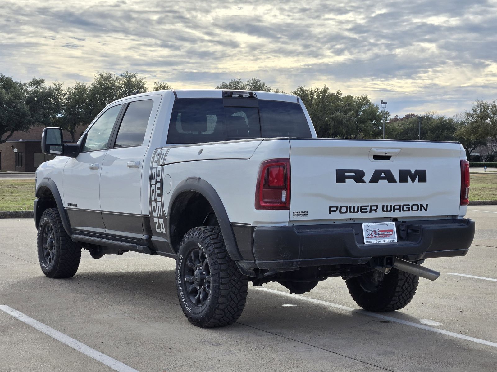 New 2025 Bright White Ram POWER WAGON CREW CAB 4X4 6