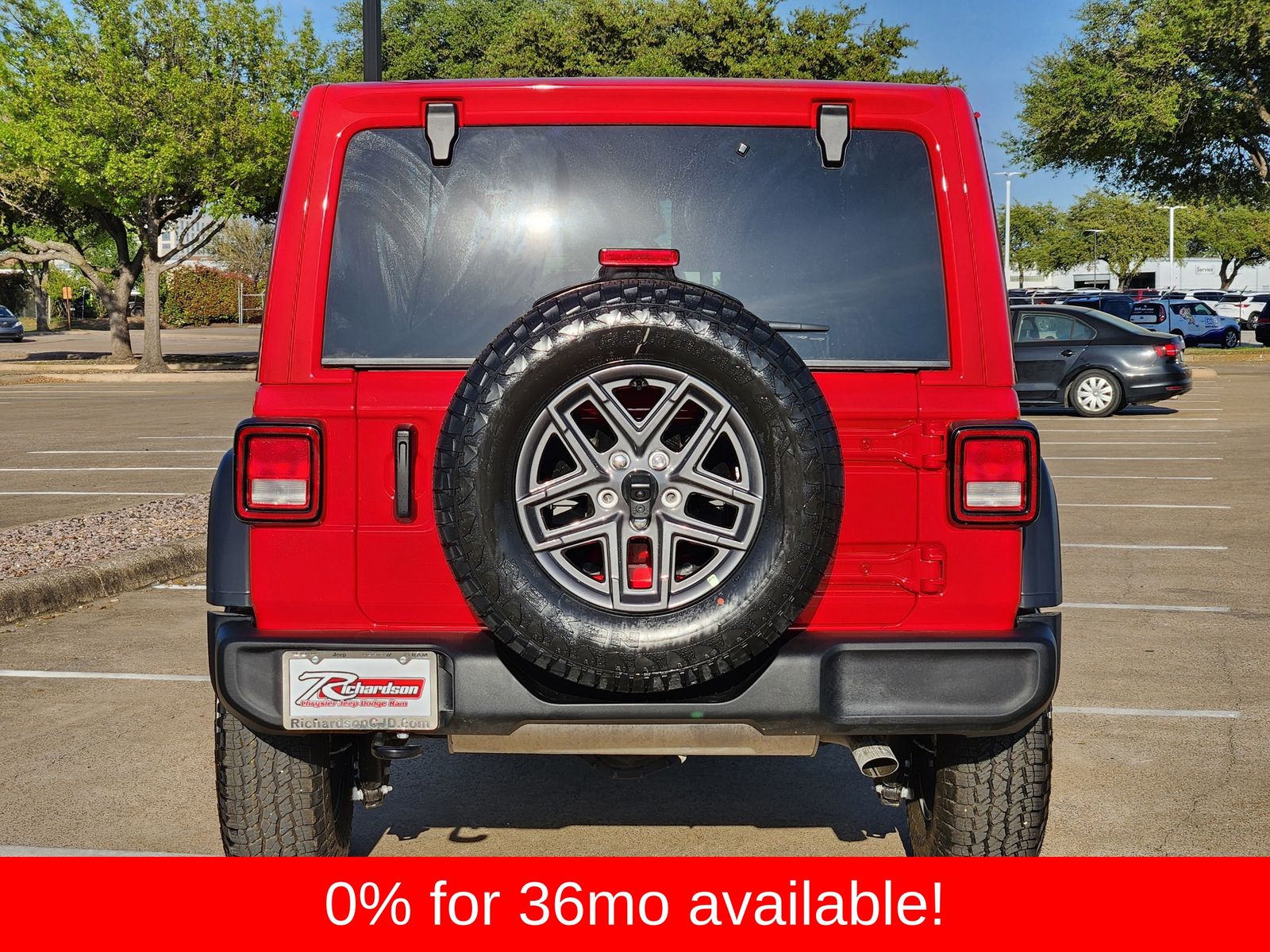 New 2026 Firecracker Red Jeep 4-DOOR SPORT S image 5