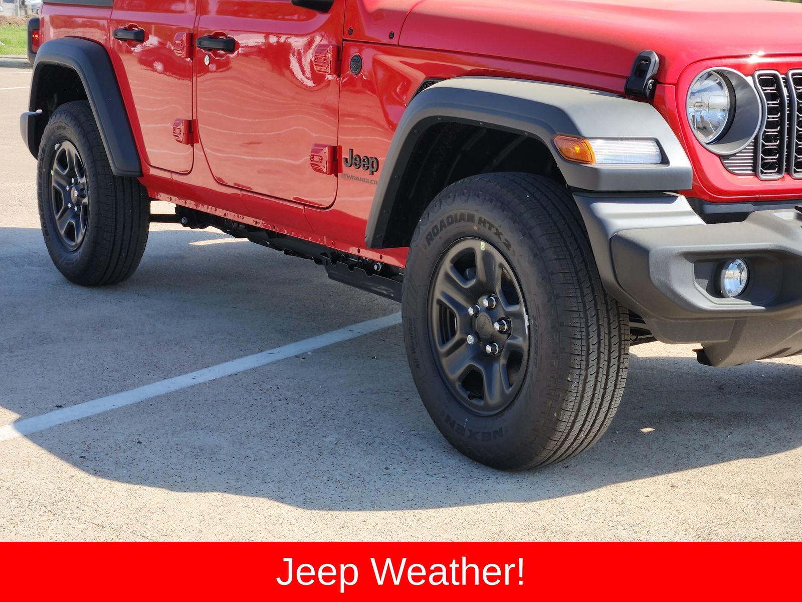 New 2026 Firecracker Red Jeep 4-DOOR SPORT image 11