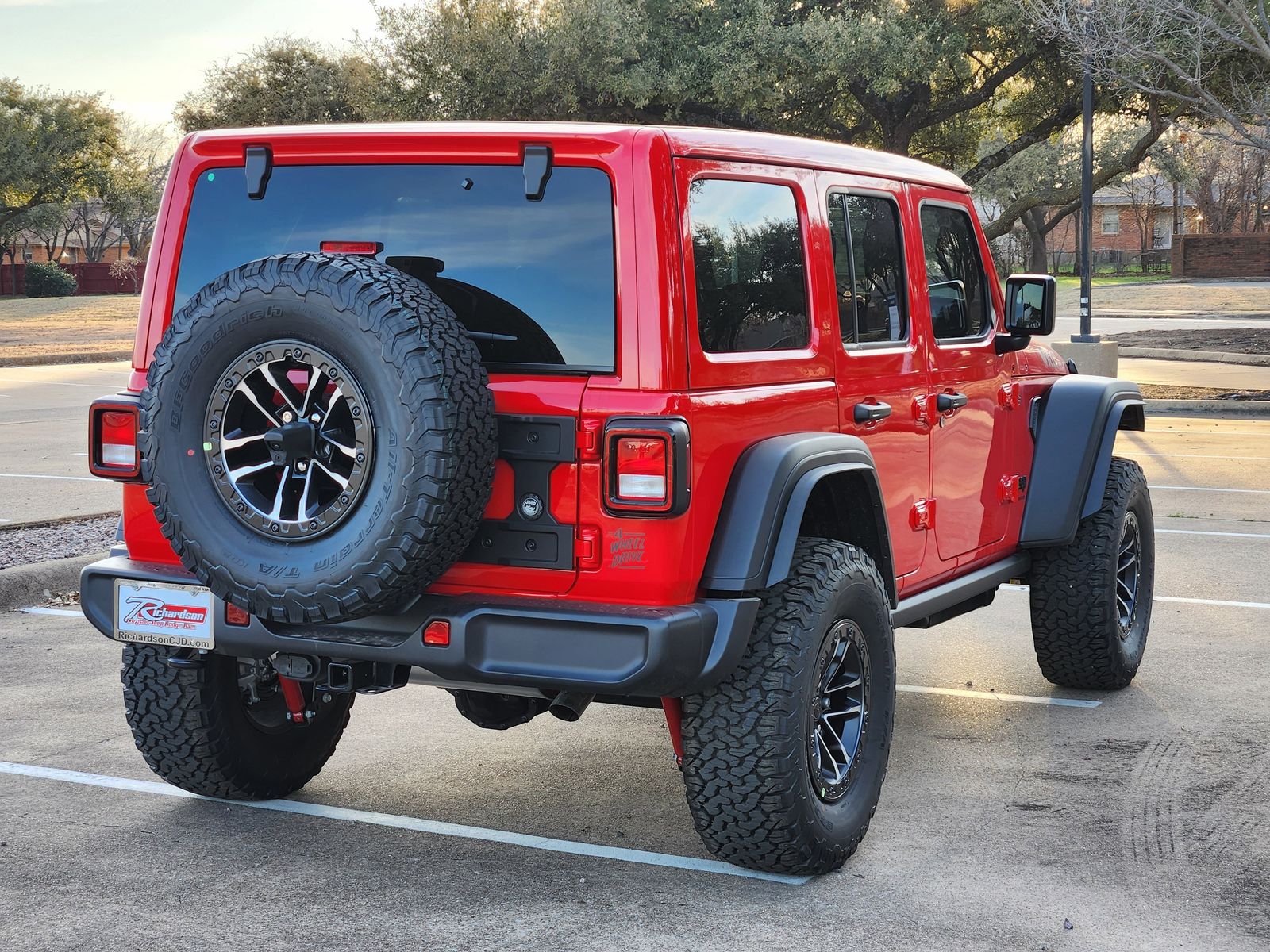 New 2026 Firecracker Red Jeep 4-DOOR WILLYS image 6
