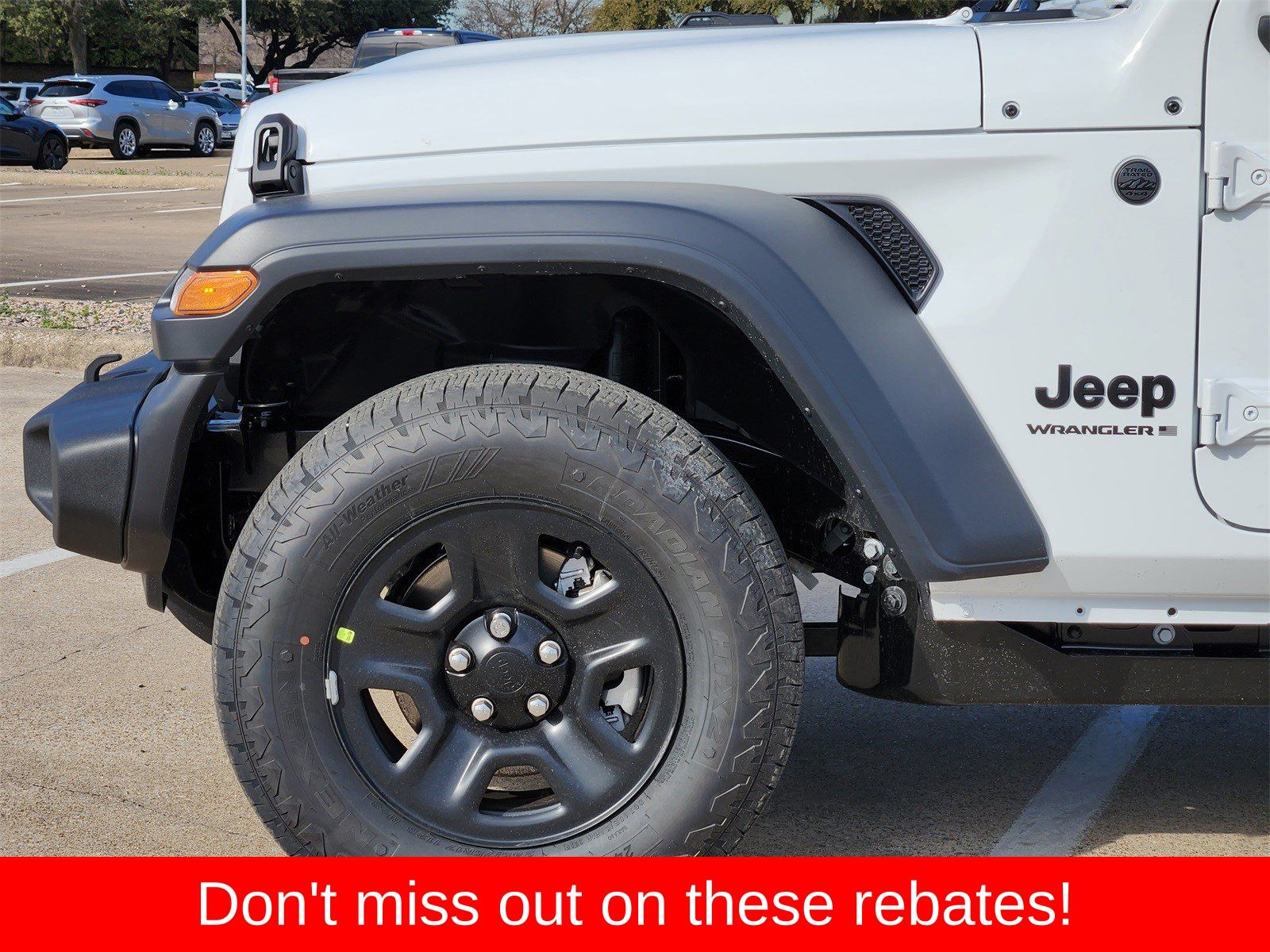 New 2026 Bright White Jeep 4-DOOR SPORT image 9