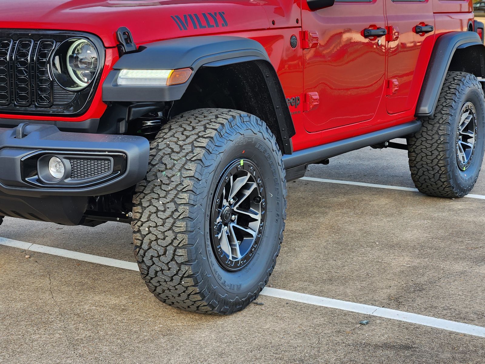 New 2026 Firecracker Red Jeep 4-DOOR WILLYS image 12