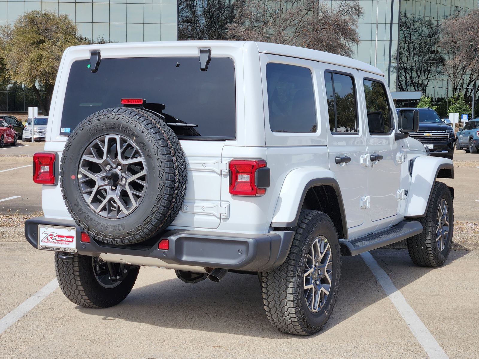 New 2026 Bright White Jeep 4-DOOR SAHARA image 6