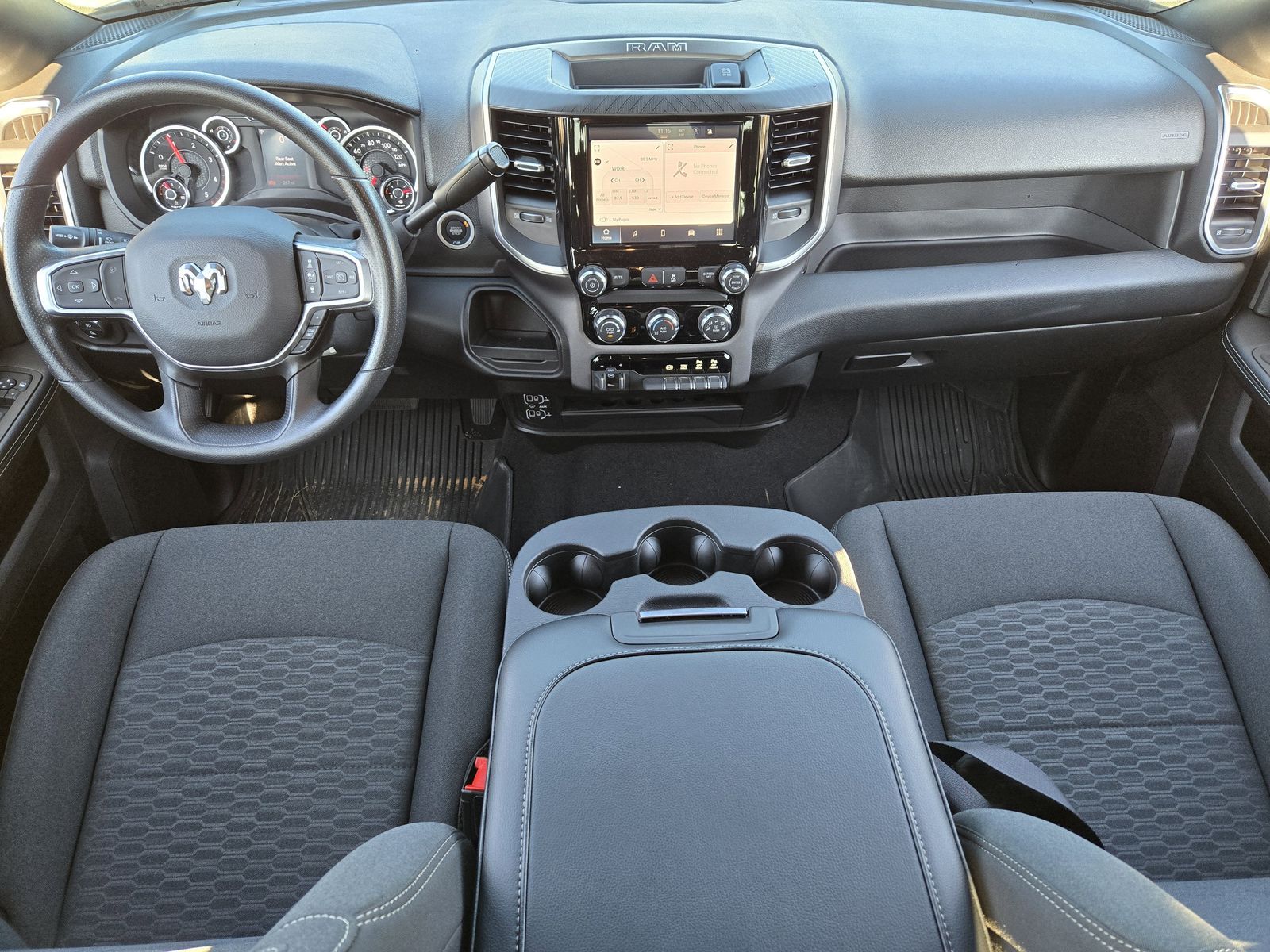 New 2025 Diamond Black Crystal Pearlcoat Ram BIG HORN CREW CAB 4X2 6