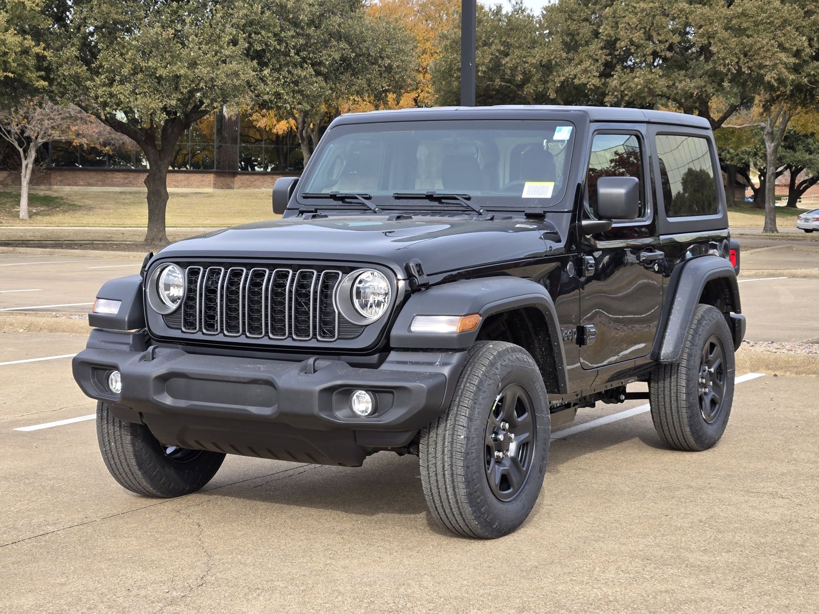 New 2026 Black Jeep 2-DOOR SPORT image 2