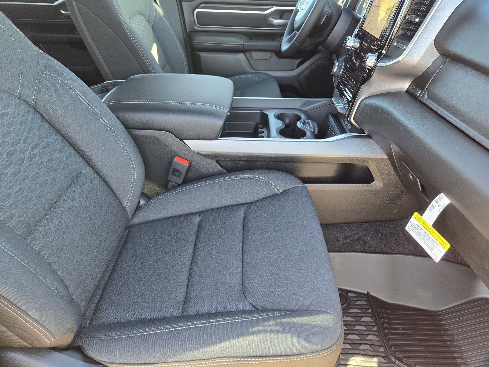 New 2026 Diamond Black Crystal Pearlcoat Ram LONE STAR CREW CAB 4X4 5