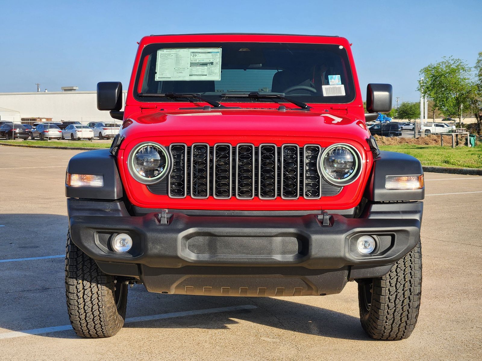 New 2026 Firecracker Red Jeep 4-DOOR SPORT S image 7