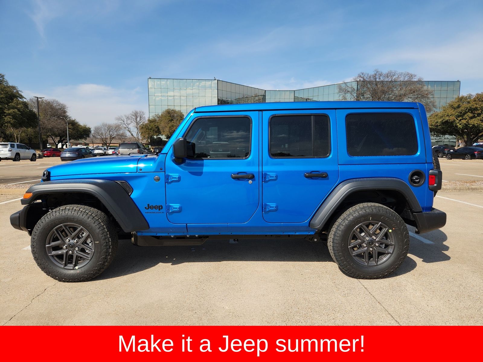 New 2026 Hydro Blue Pearlcoat Jeep 4-DOOR SPORT S image 3
