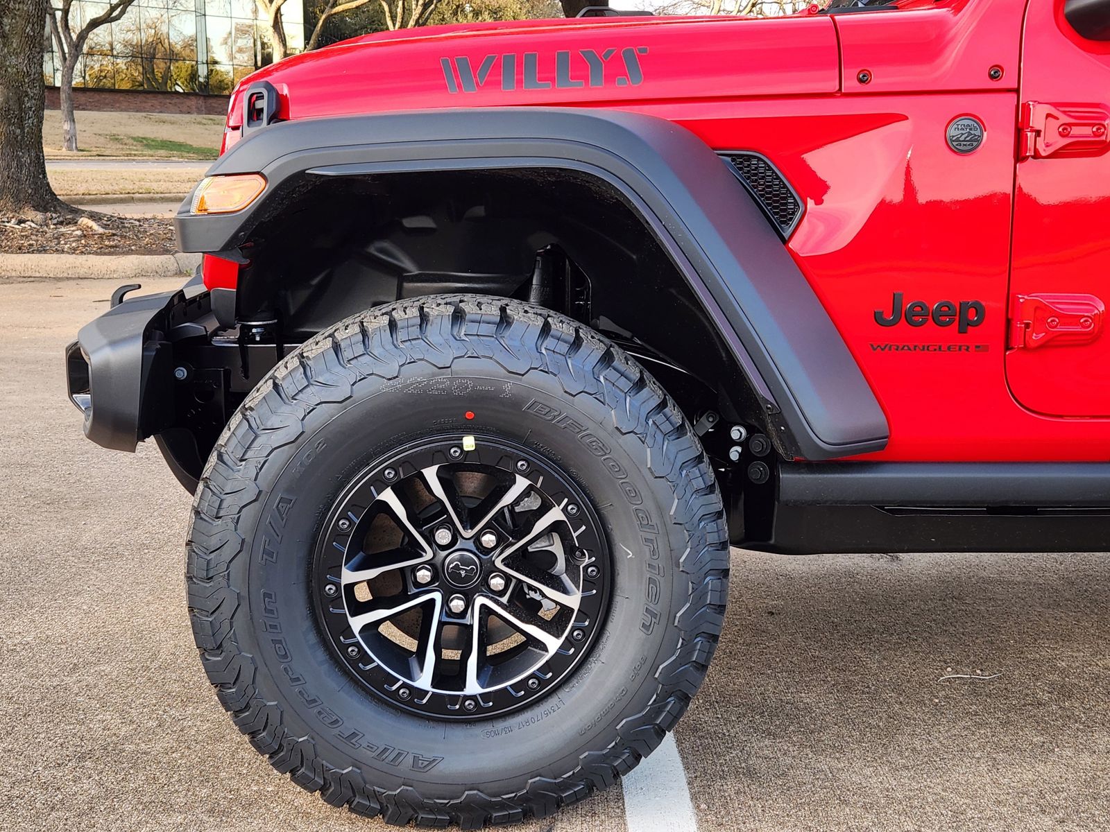New 2026 Firecracker Red Jeep 4-DOOR WILLYS image 8