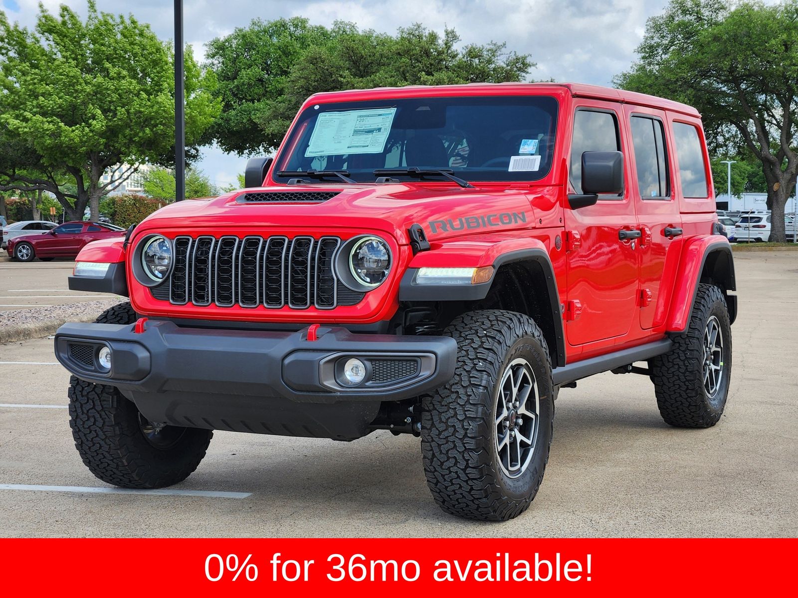New 2026 Firecracker Red Jeep 4-DOOR RUBICON image 2
