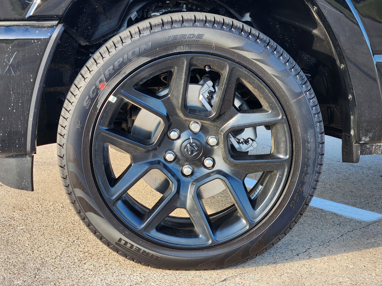New 2026 Diamond Black Crystal Pearlcoat Ram LARAMIE CREW CAB 4X4 5