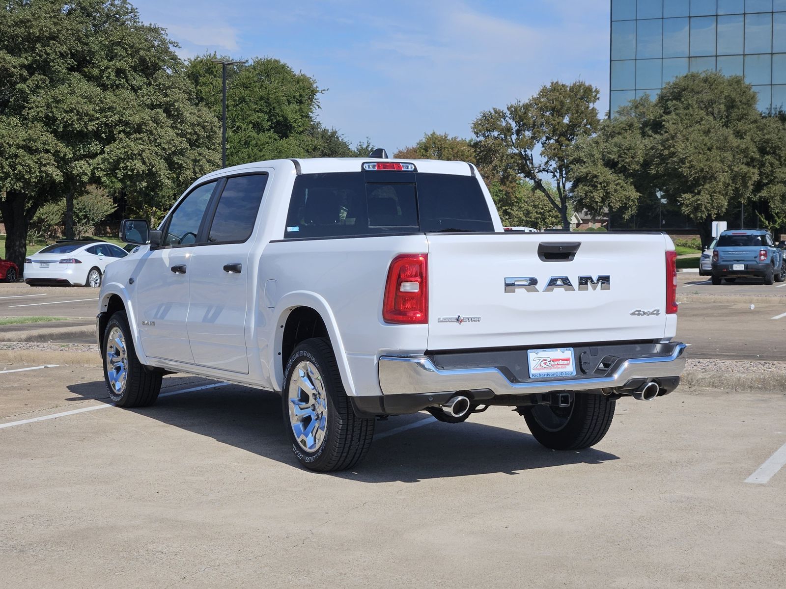 New 2026 Bright White Ram LONE STAR CREW CAB 4X4 5