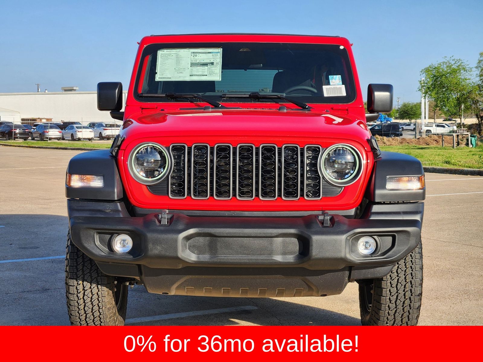 New 2026 Firecracker Red Jeep 4-DOOR SPORT S image 7