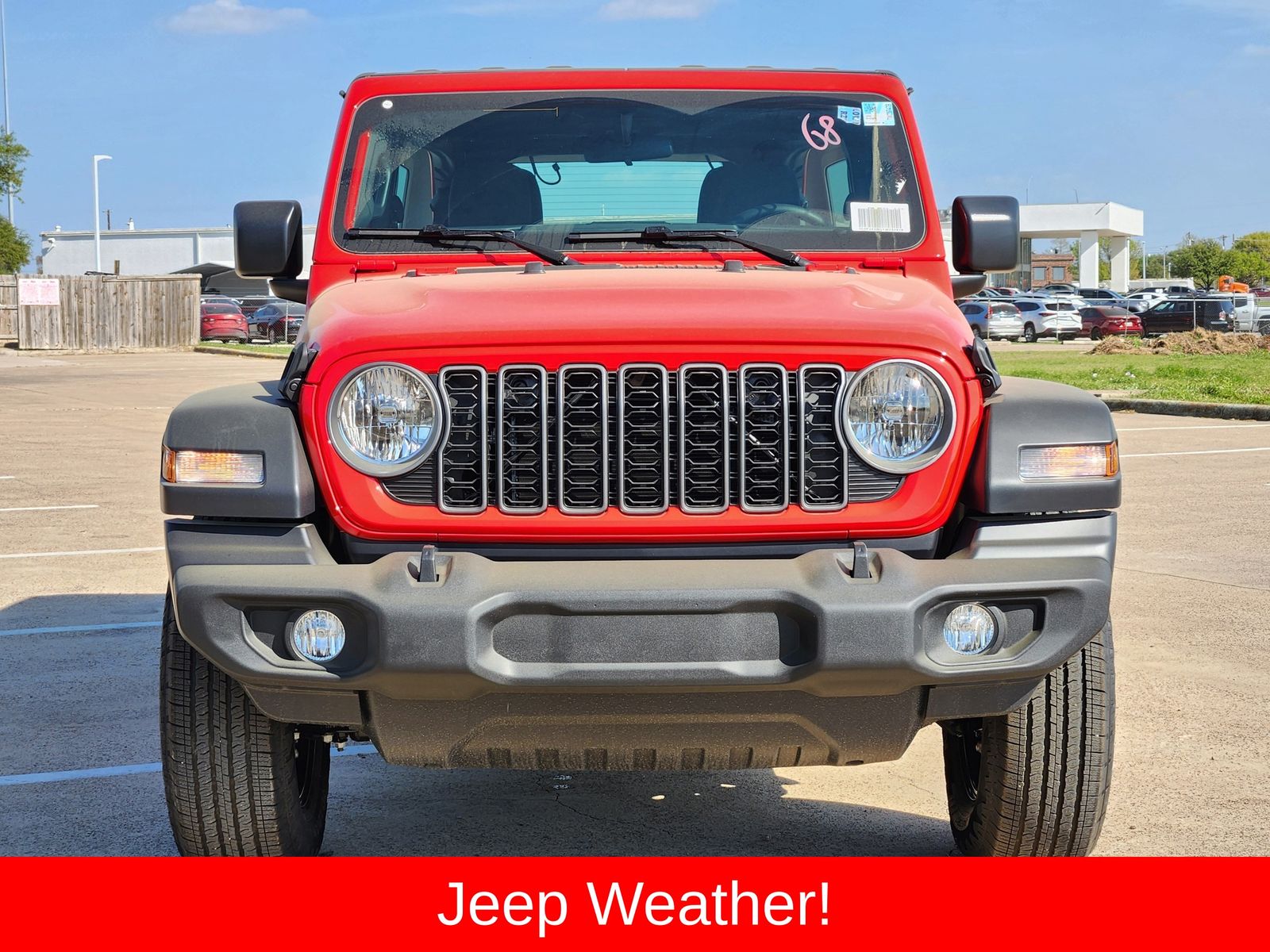 New 2026 Firecracker Red Jeep 4-DOOR SPORT image 7