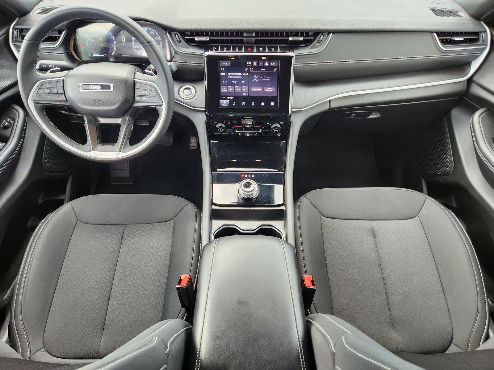 Used 2024 Bright White Clearcoat Jeep Laredo image 37