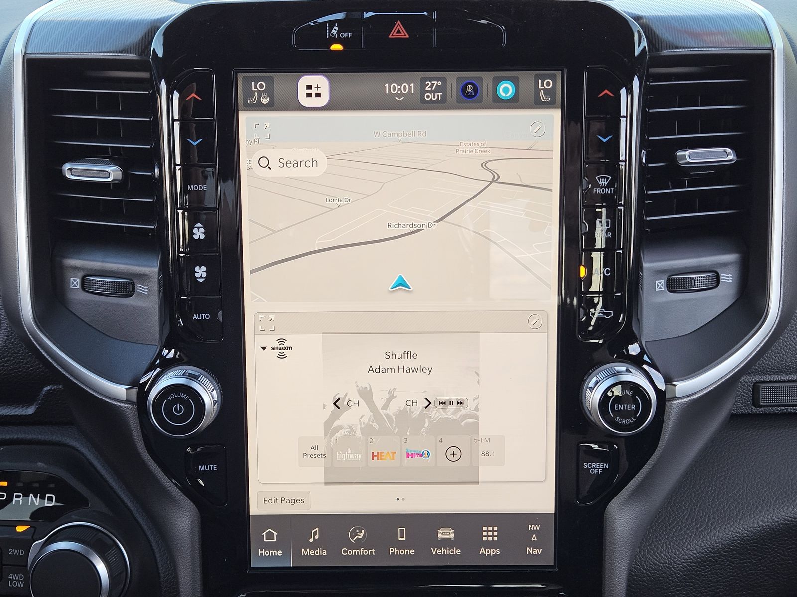 New 2026 Bright White Ram LONE STAR CREW CAB 4X4 5