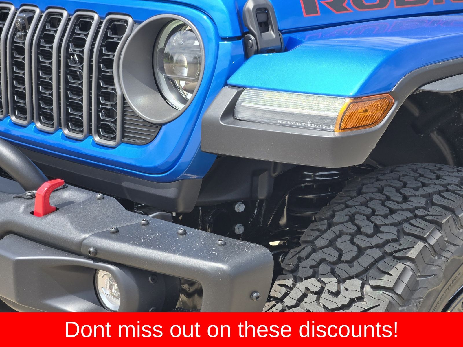 New 2026 Hydro Blue Pearlcoat Jeep 4-DOOR RUBICON X image 10