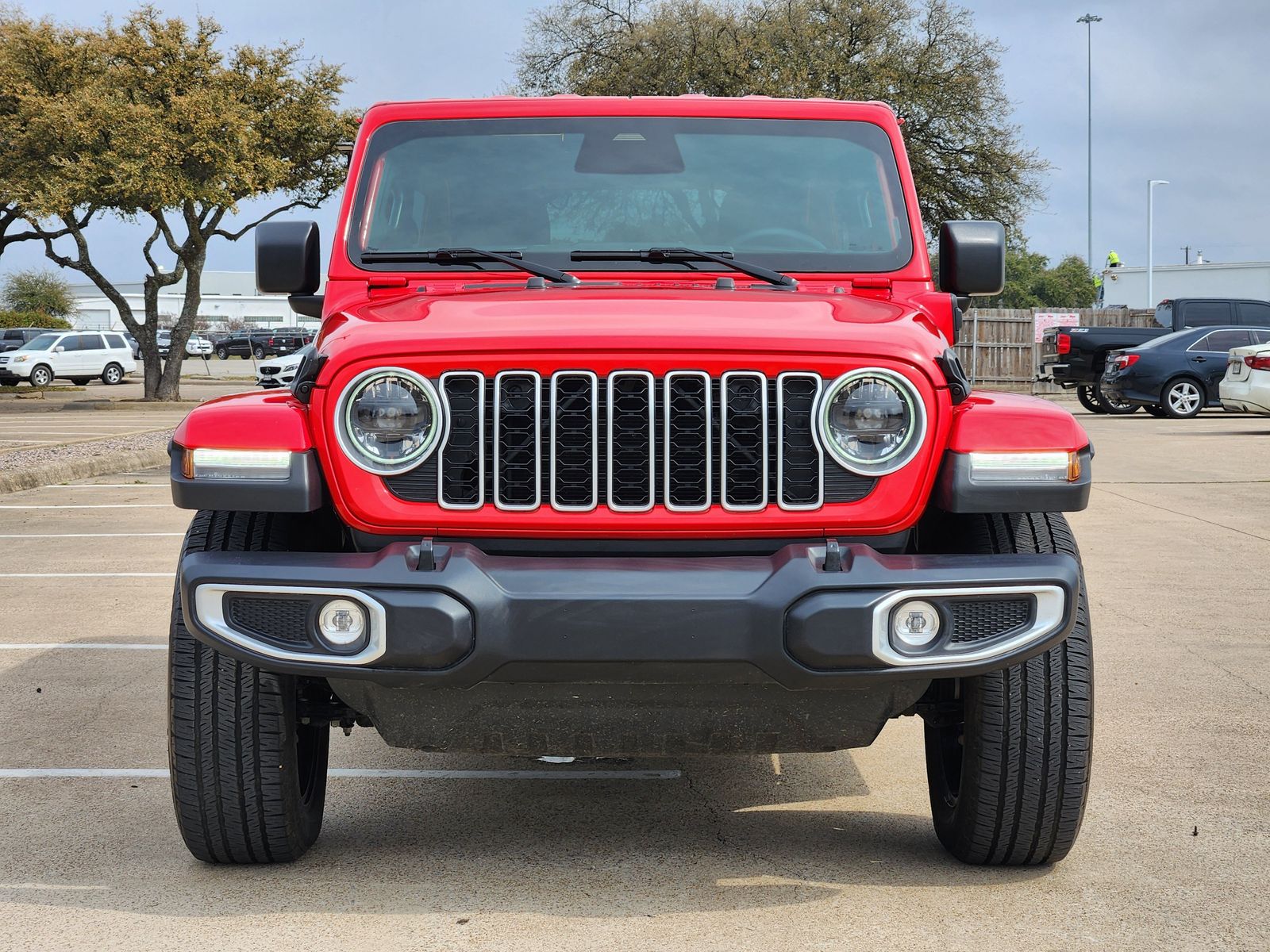 Certified Used 2025 Firecracker Red Jeep Sahara image 7