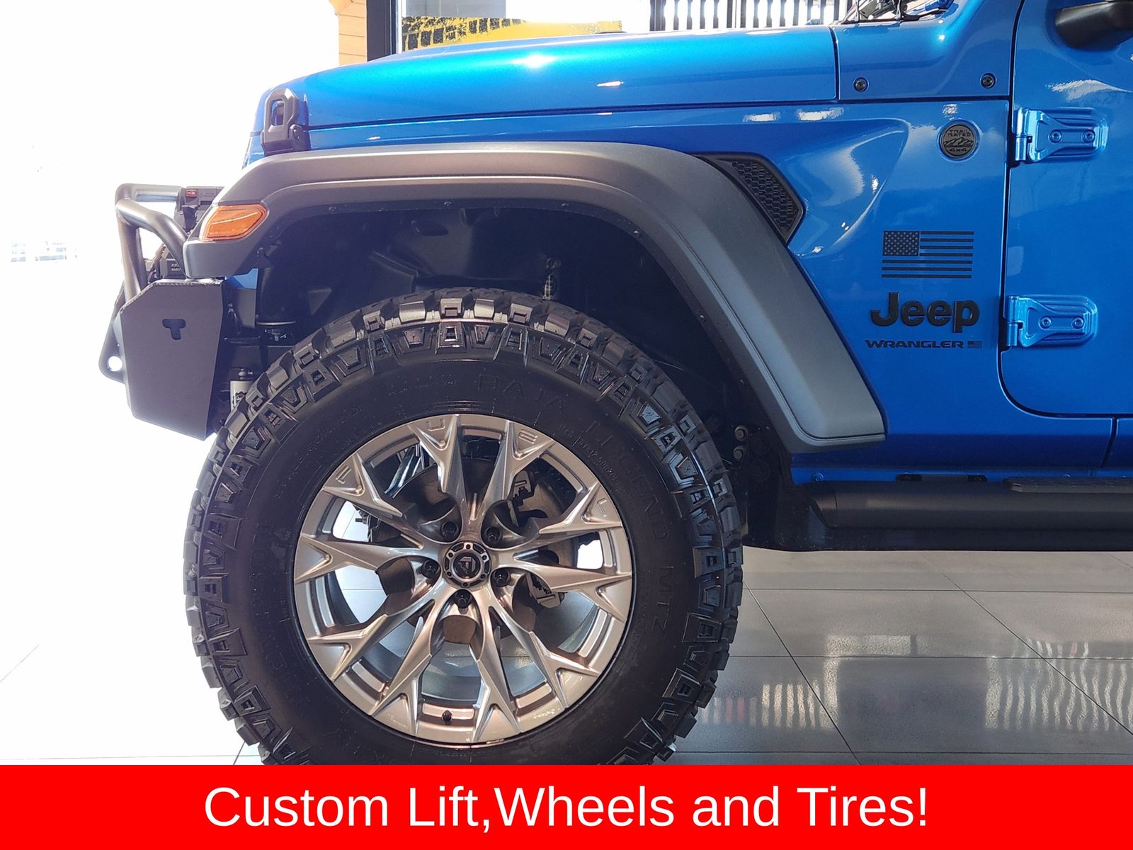 New 2026 Hydro Blue Pearlcoat Jeep 4-DOOR SPORT image 7