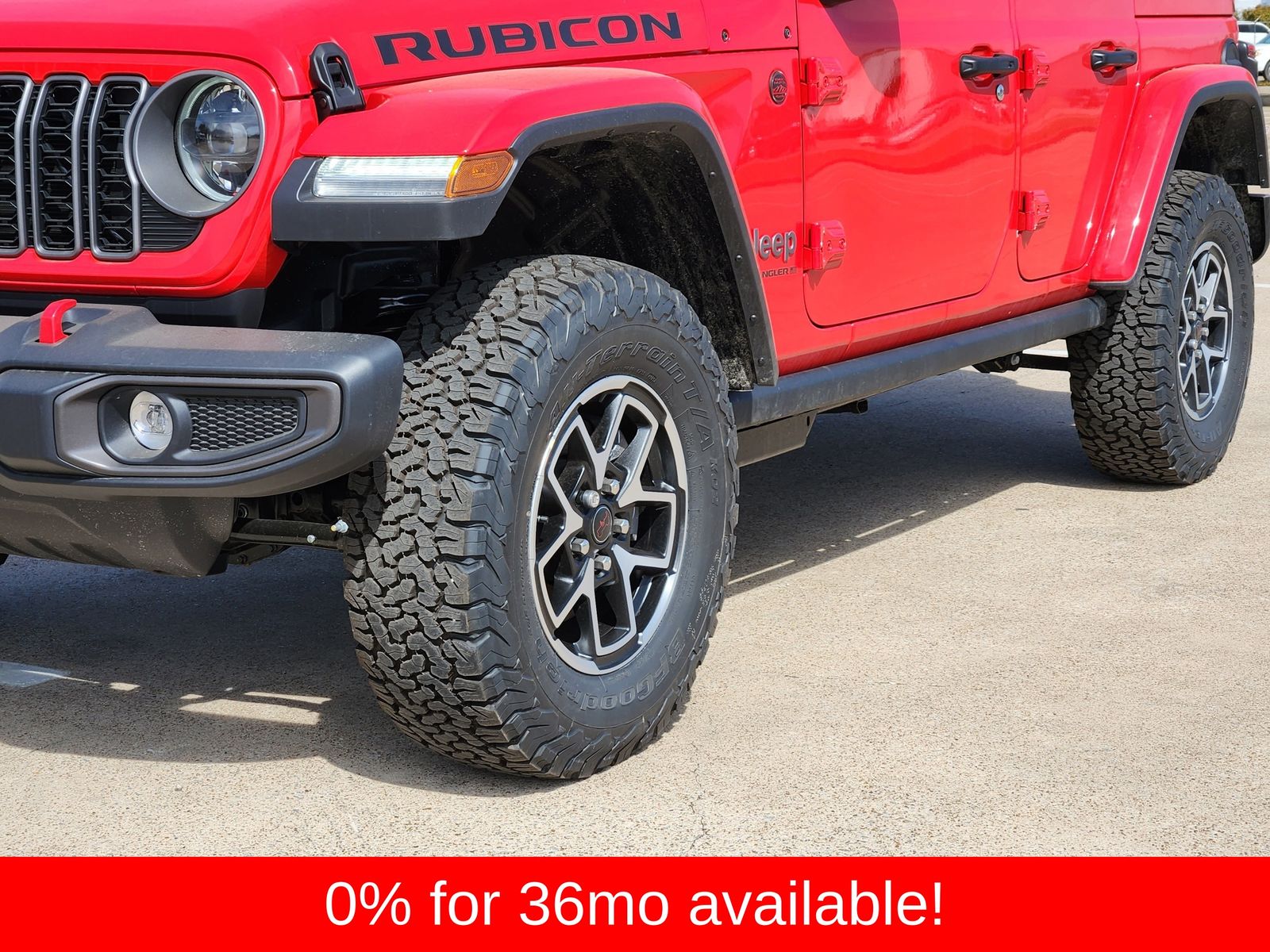 New 2026 Firecracker Red Jeep 4-DOOR RUBICON image 12