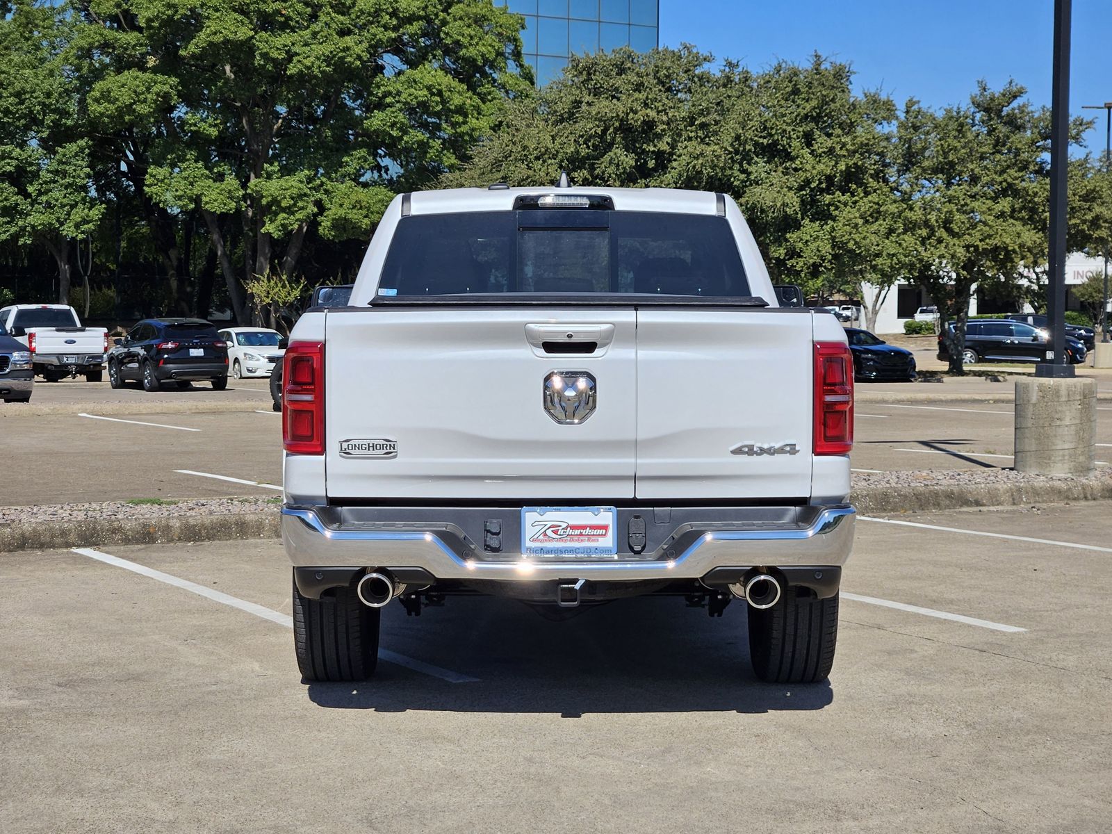 New 2026 Ivory White Tri-Coat Pearlcoat Ram LIMITED LONGHORN CREW CAB 4X4 5