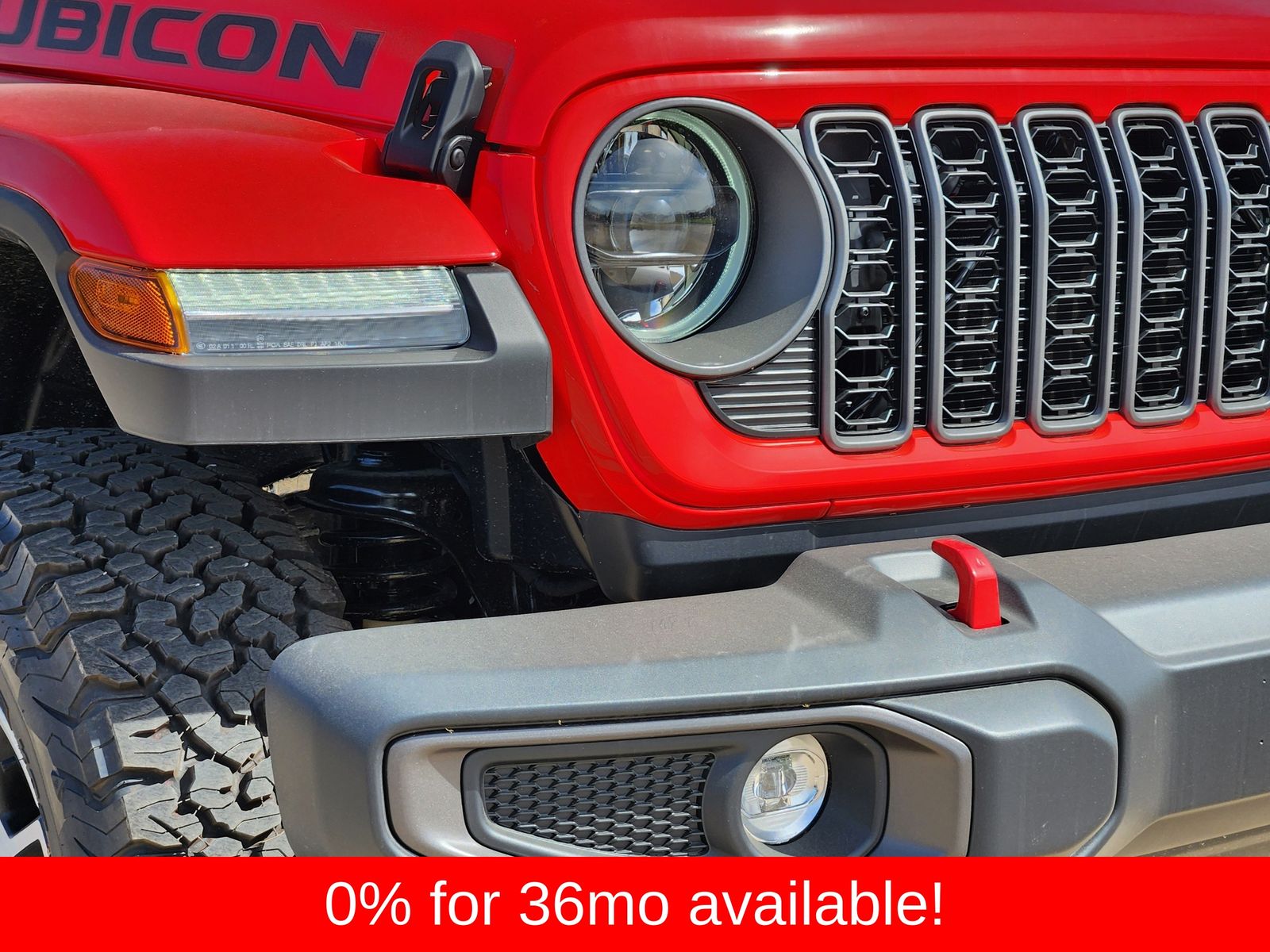 New 2026 Firecracker Red Jeep 4-DOOR RUBICON image 9