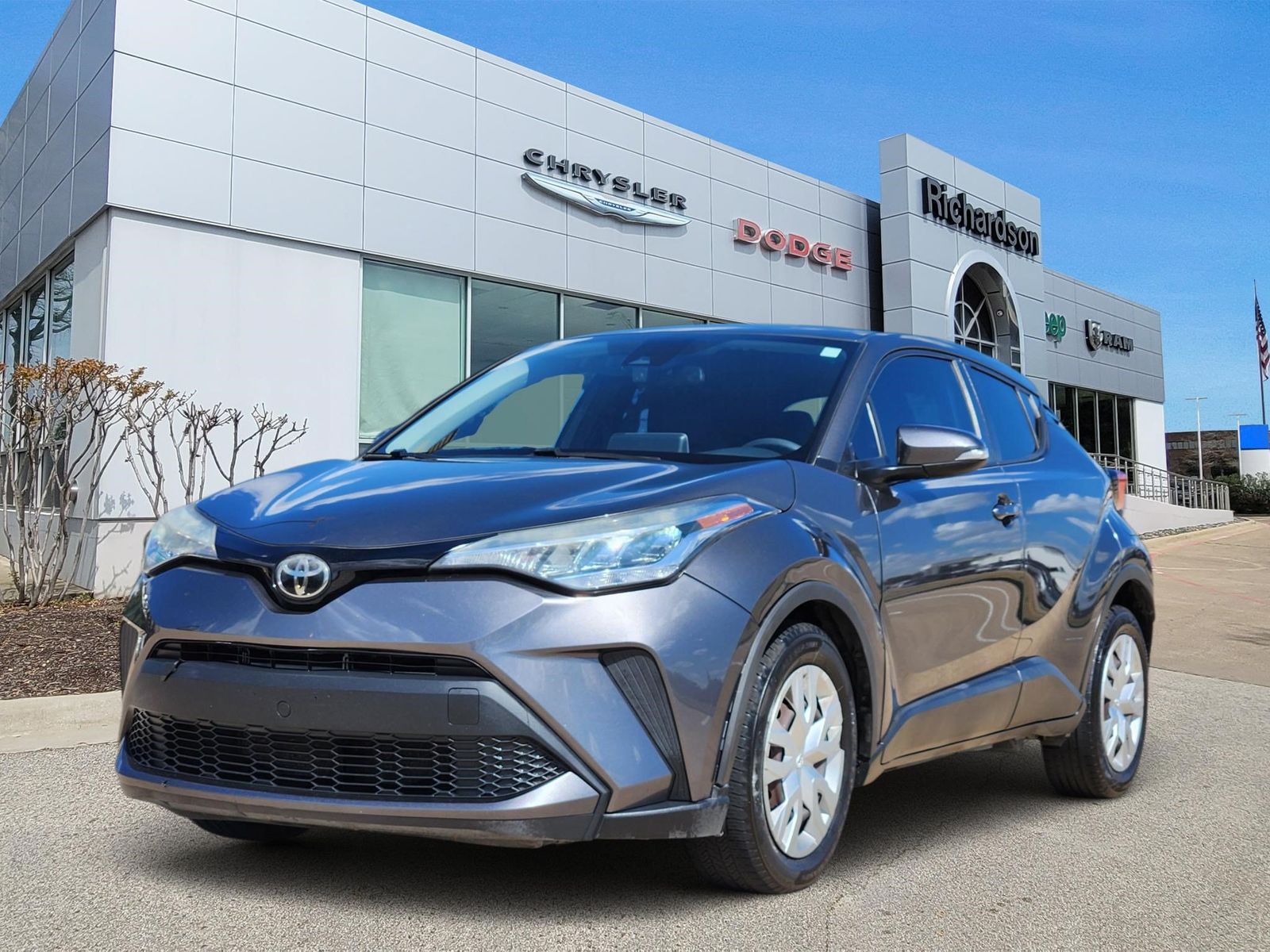 Used 2021 Magnetic Gray Toyota LE image 2