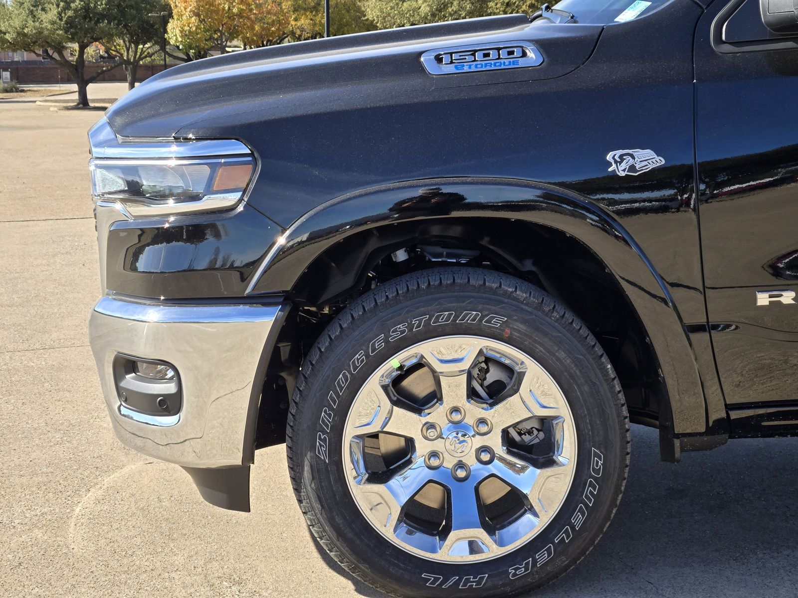 New 2026 Diamond Black Crystal Pearlcoat Ram LONE STAR CREW CAB 4X4 5