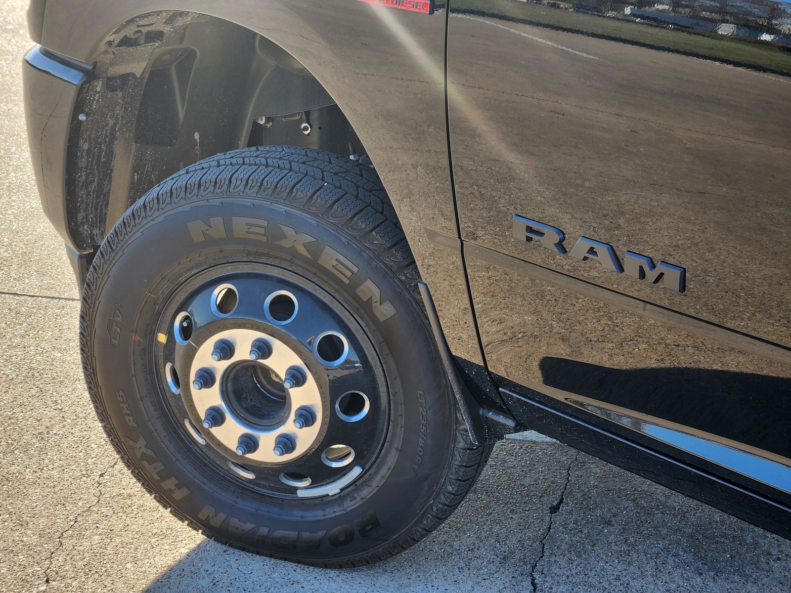 New 2026 Diamond Black Crystal Pearlcoat Ram LONE STAR CREW CAB 4X4 8