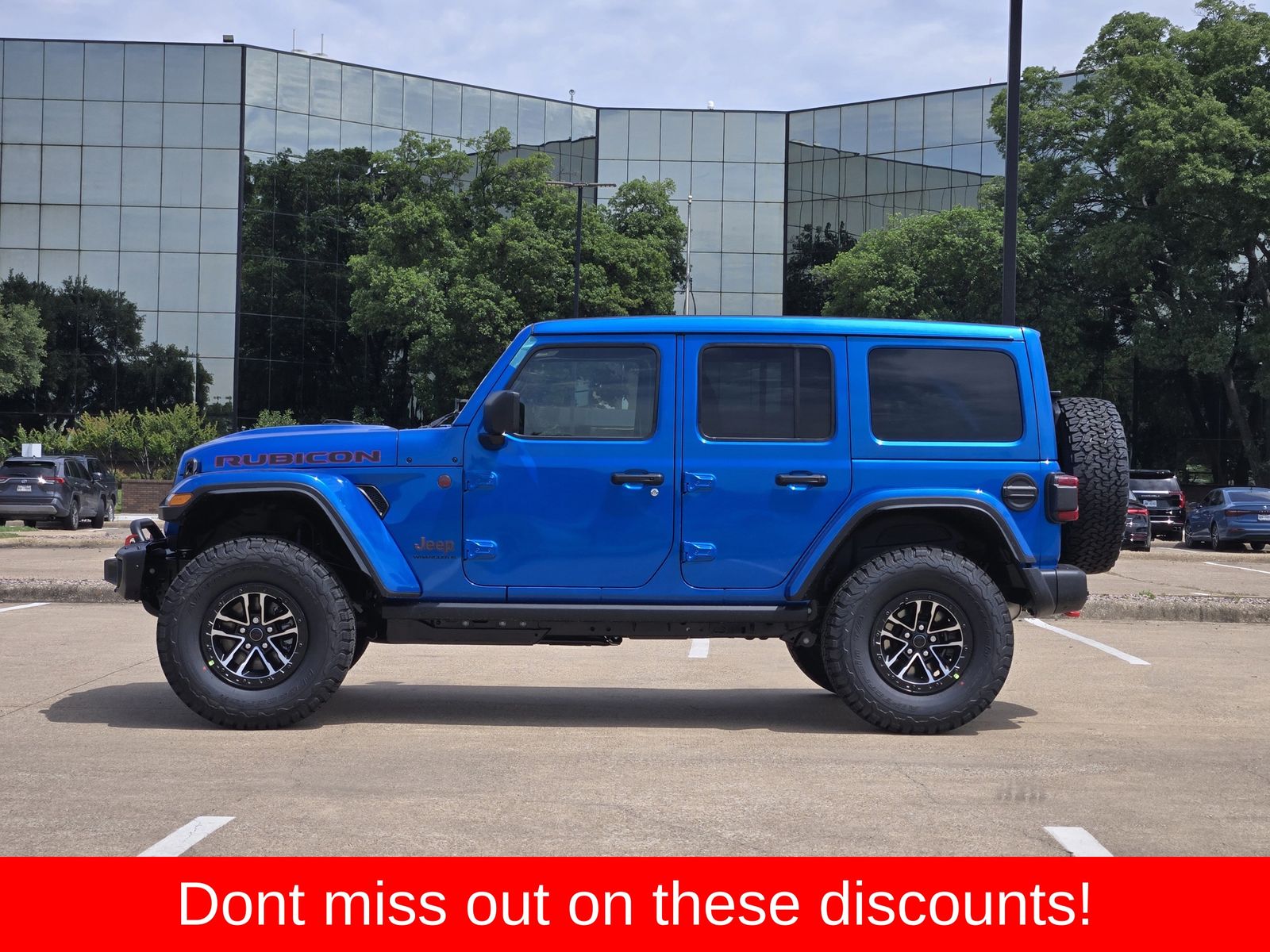 New 2026 Hydro Blue Pearlcoat Jeep 4-DOOR RUBICON X image 3